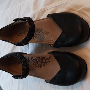 Aetrex Wedges, Black, Size 8.5 US, 2 inch wedge